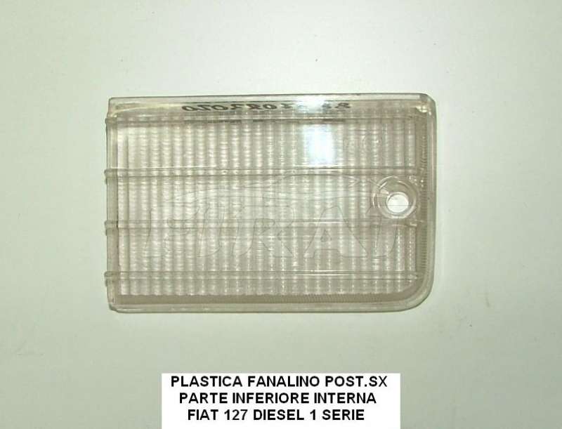PLASTICA FANALINO FIAT 127 DIESEL INF.INT. POST.SX